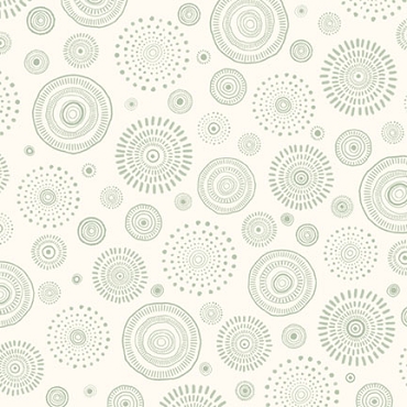 Mini Menagerie - P & B Textiles - 6121EG - Tossed Geo Wheels